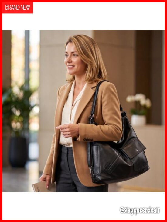 4-in-1 Convertible Crossbody Backpack Purse for Women, Large Vegan Leather main image 5